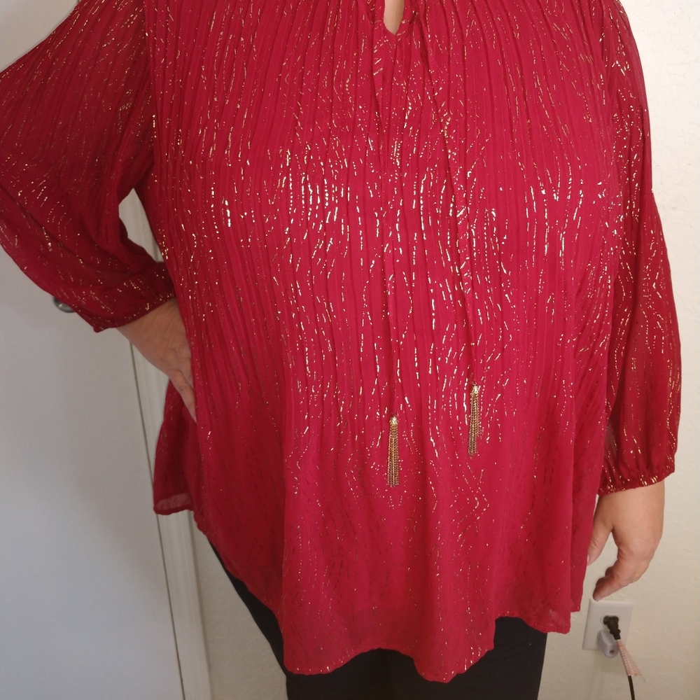 Red blouse - Picture 4 of 4
